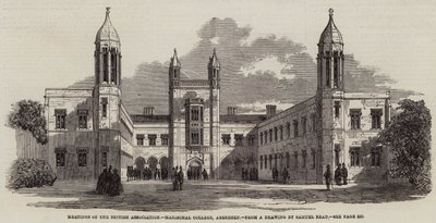 Meetings of the British Association, Marischal College, Aberdeen by Samuel Read
